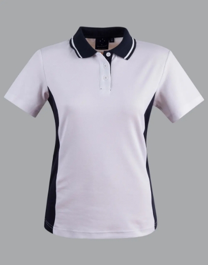 Picture of Winning Spirit, Ladies TrueDry Contrast S/S Polo